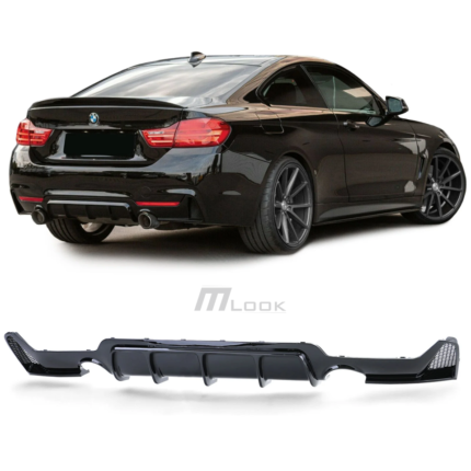 Galinio bamperio M Performance difuzorius BMW F32/F33/F36 (0---0)